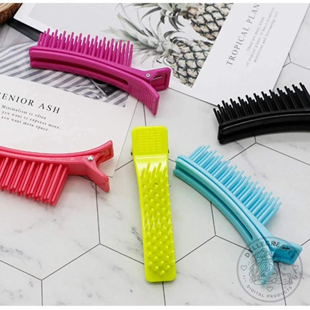 Hair Sectioning Comb Clips for Styling and Parting Hair