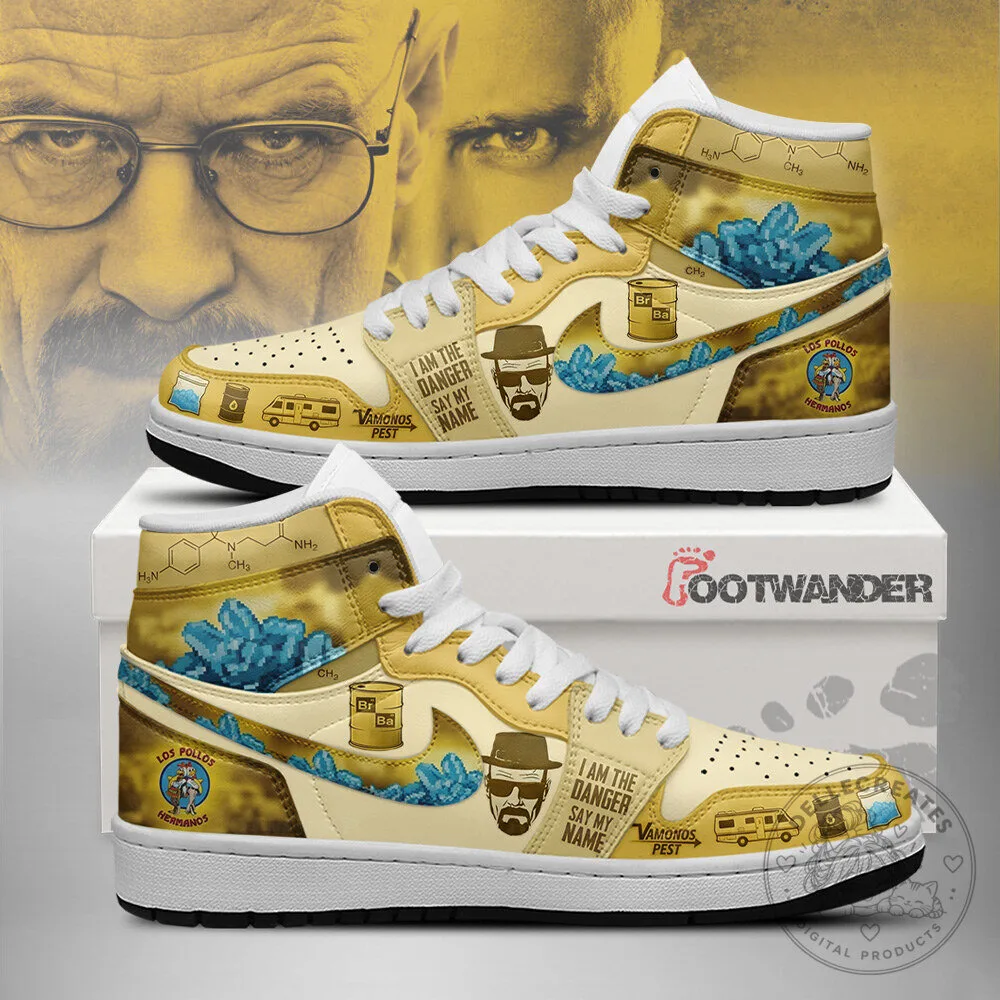 Breaking Bad Walter White I Am The Danger High-Top Sneakers Shoes