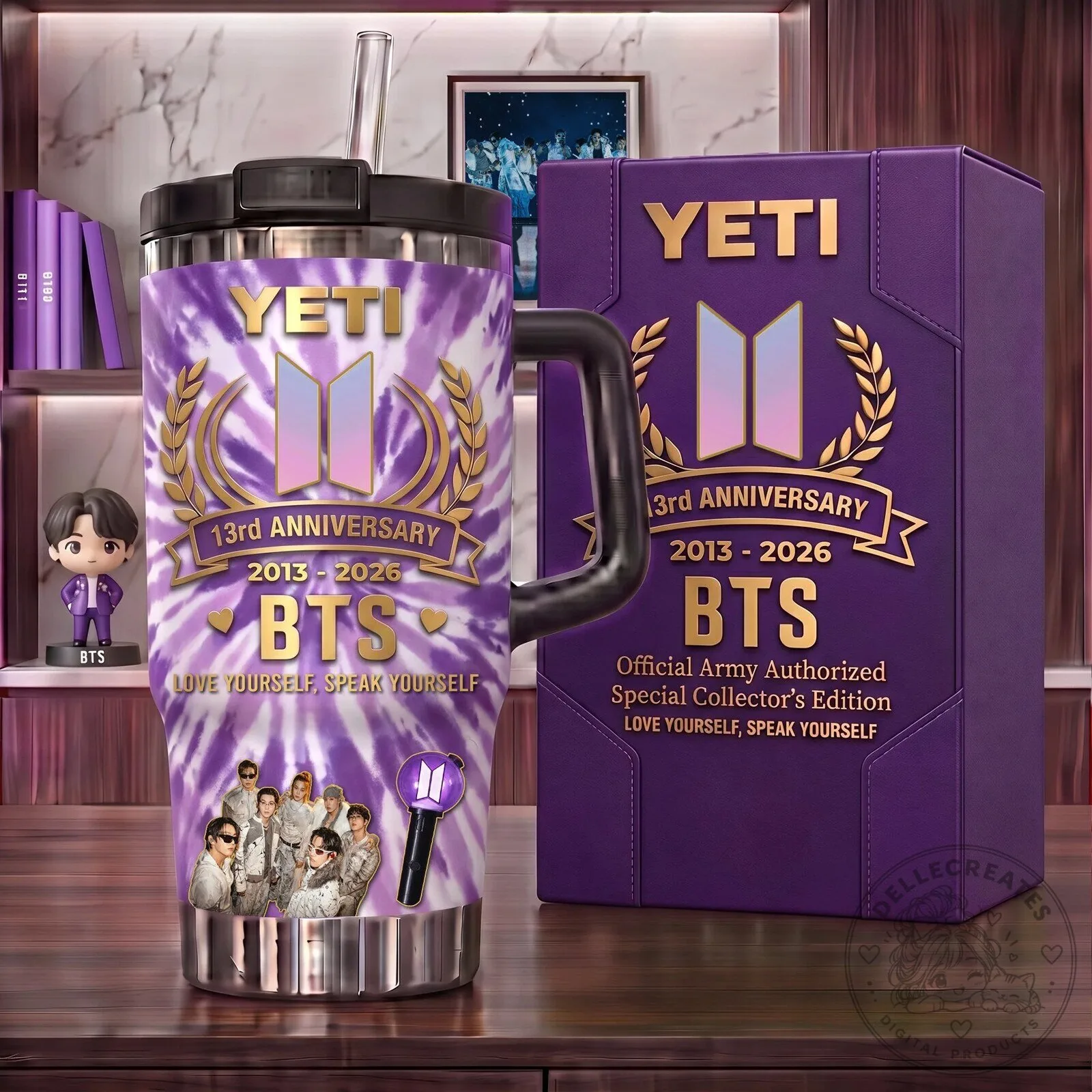 BTS 13th Anniversary Love Yourself Speak Yourself Yeti Tumbler
