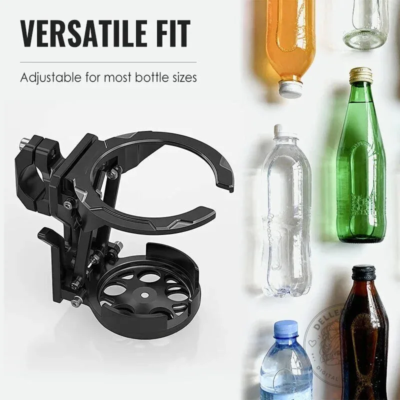 Foldable Motorcycle Handlebar Drink Holder for Water Bottles and Cups 24 Foldable Motorcycle Handlebar Drink Holder for Water Bottles and Cups