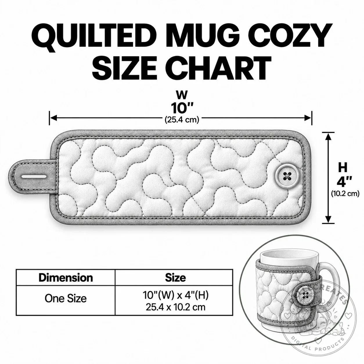 Christmas Bow And Ornaments Quilted Mug Cozy Holiday Drinkware Accessory 9 Christmas Bow And Ornaments Quilted Mug Cozy Holiday Drinkware Accessory