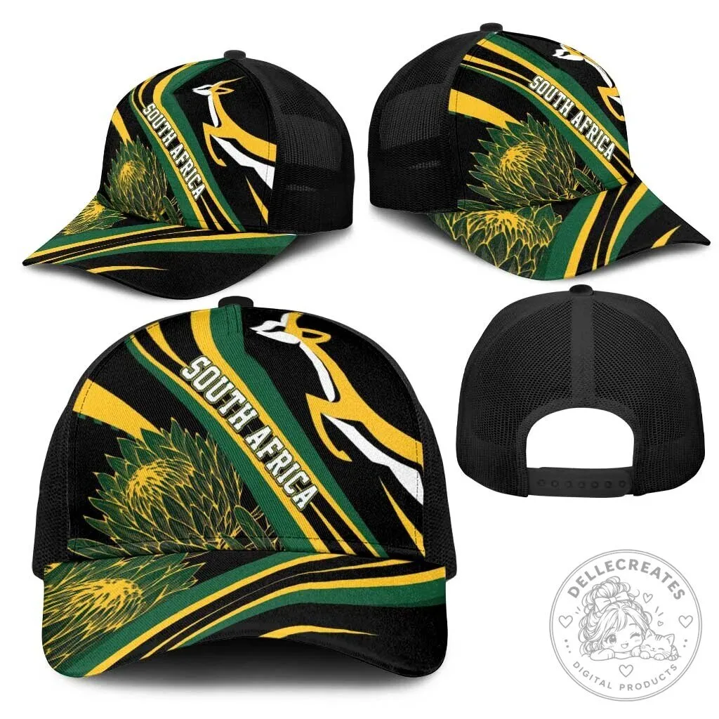 South Africa Springboks Rugby Team Modern Motifs Mesh Trucker Cap Hat 13 South Africa Springboks Rugby Team Modern Motifs Mesh Trucker Cap Hat