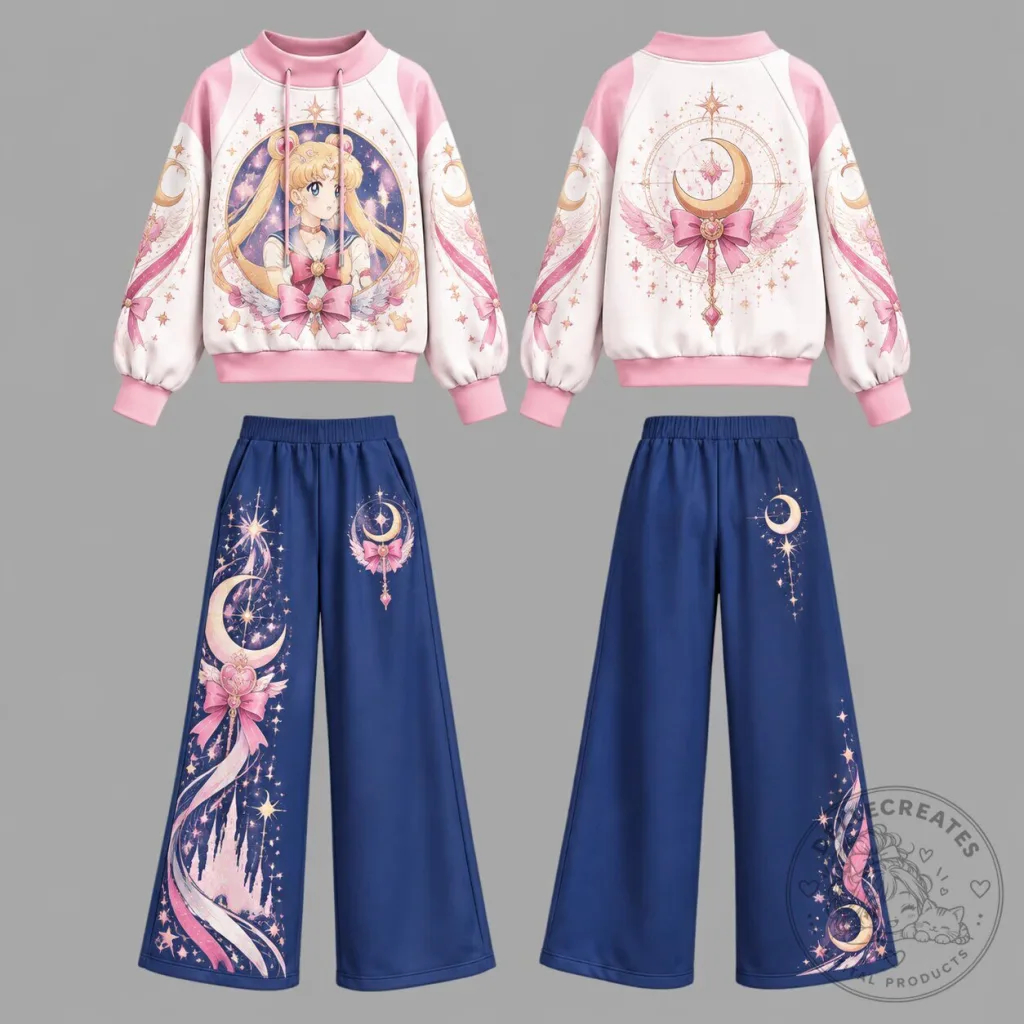 Sailor Moon Usagi Tsukino Magical Girl Anime Graphic Print Hoodie for Women 26 Sailor Moon Usagi Tsukino Magical Girl Anime Graphic Print Hoodie for Women