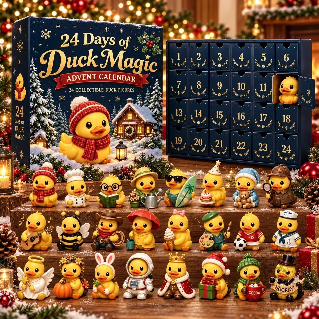 24 Days of Duck Magic Advent Calendar with Collectible Rubber Duck Figurines 9 24 Days of Duck Magic Advent Calendar with Collectible Rubber Duck Figurines