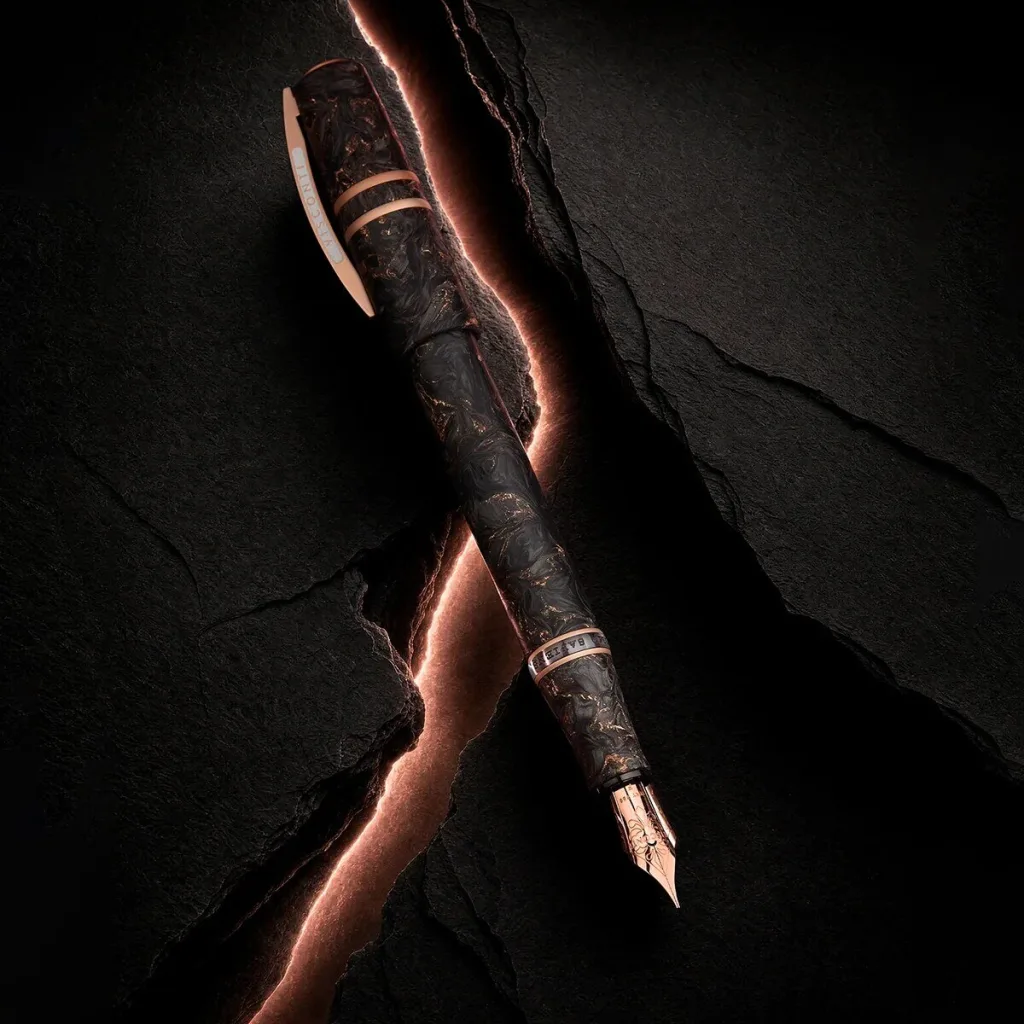 Visconti Homo Sapiens Carbon Rose 18k Nib Limited Edition Fountain Pen Visconti Homo Sapiens Carbon Rose 18k Nib Limited Edition Fountain Pen
