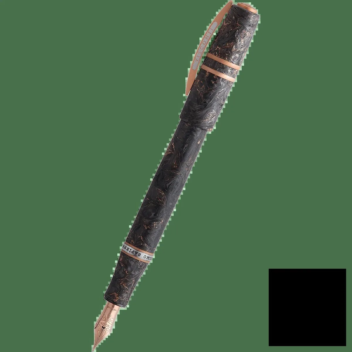 Visconti Homo Sapiens Carbon Rose 18k Nib Limited Edition Fountain Pen 12 Visconti Homo Sapiens Carbon Rose 18k Nib Limited Edition Fountain Pen