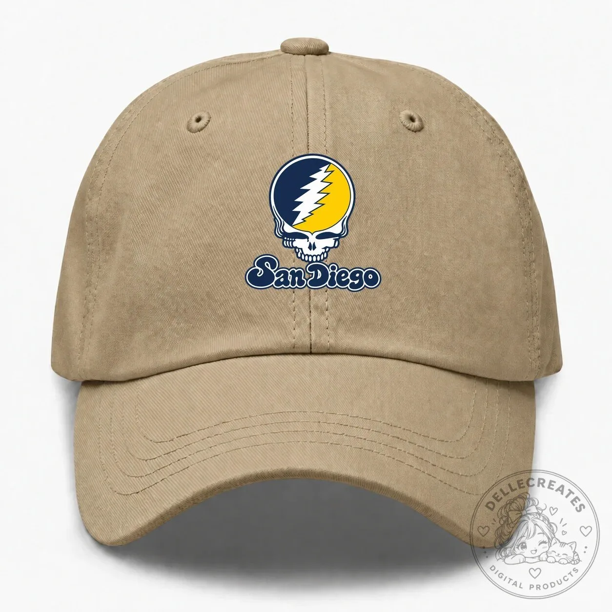 San Diego Grateful Dead Stealie Skull Baseball Cap Hat 7 San Diego Grateful Dead Stealie Skull Baseball Cap Hat