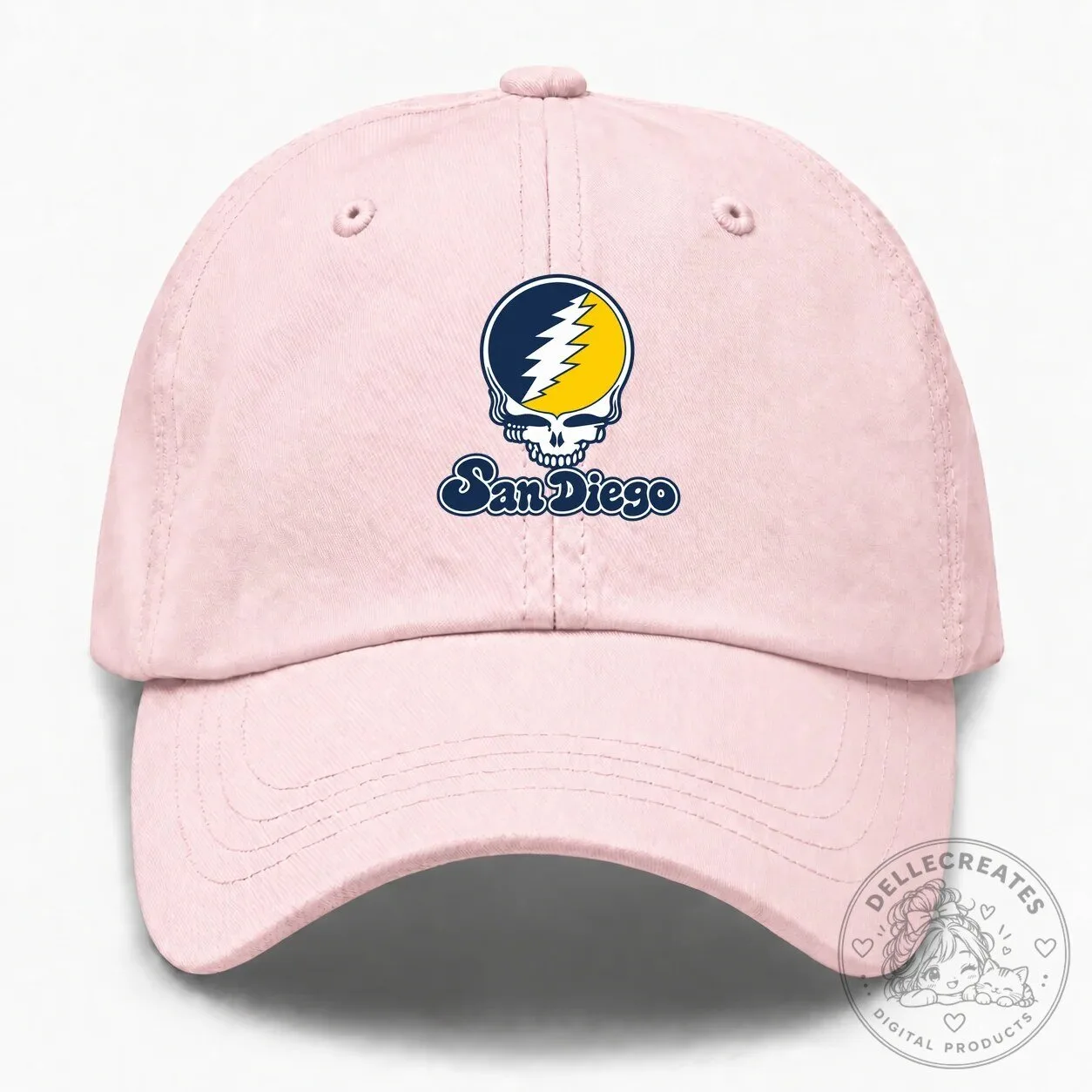 San Diego Grateful Dead Stealie Skull Baseball Cap Hat 9 San Diego Grateful Dead Stealie Skull Baseball Cap Hat