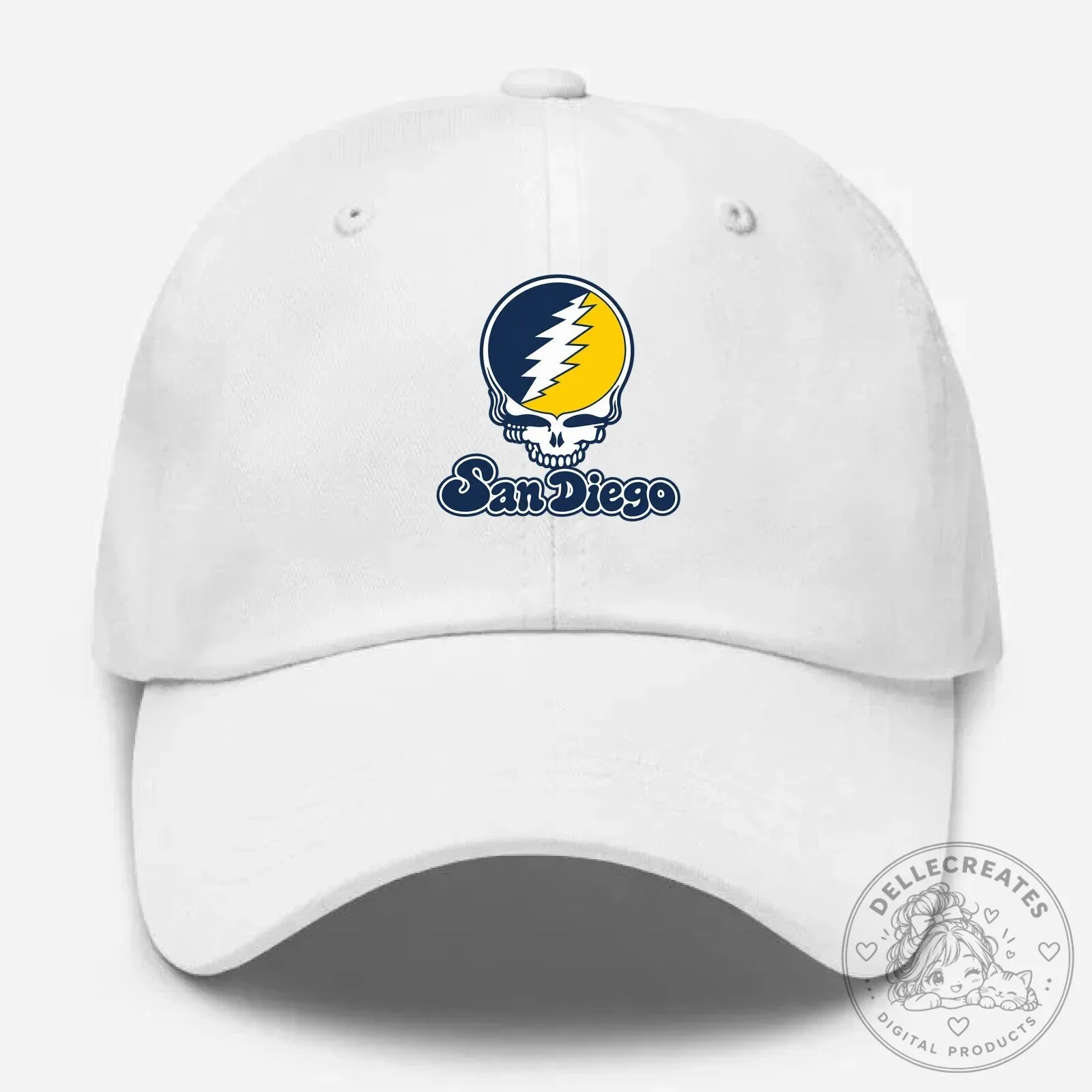 San Diego Grateful Dead Stealie Skull Baseball Cap Hat 11 San Diego Grateful Dead Stealie Skull Baseball Cap Hat