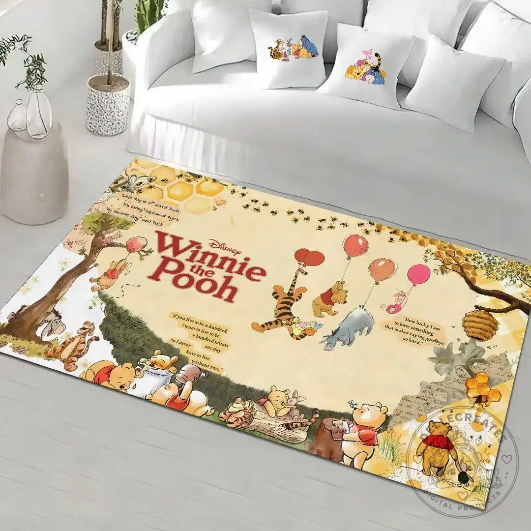 Winnie the Pooh and Friends Honeycomb Adventure Rectangular Rug 6 Winnie the Pooh and Friends Honeycomb Adventure Rectangular Rug