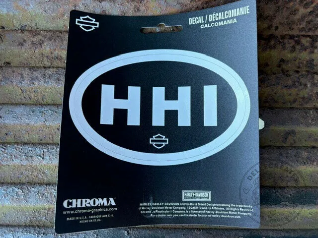 Hilton Head Island Harley-Davidson Oval Logo Motorcycle Decal Sticker 1 Hilton Head Island Harley-Davidson Oval Logo Motorcycle Decal Sticker