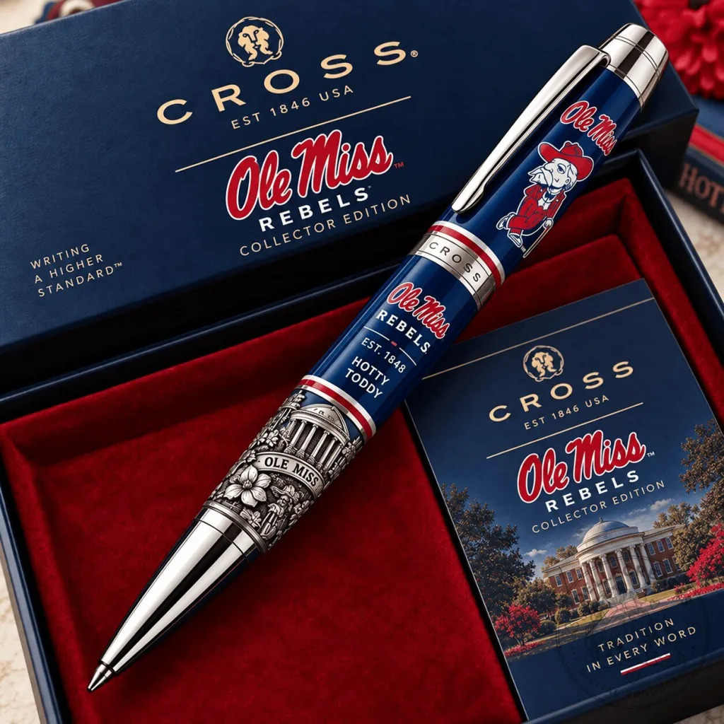 Ole Miss Rebels NCAA Football Collector Edition Ballpoint Pen Ole Miss Rebels NCAA Football Collector Edition Ballpoint Pen