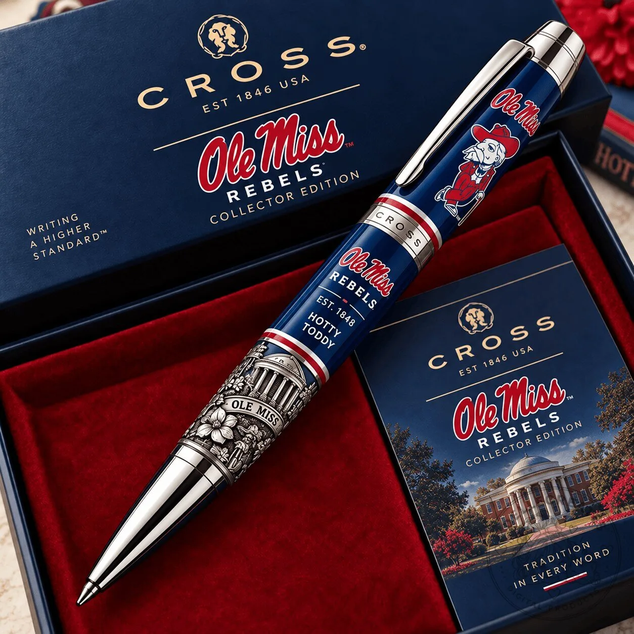 Ole Miss Rebels NCAA Football Collector Edition Ballpoint Pen 3 Ole Miss Rebels NCAA Football Collector Edition Ballpoint Pen