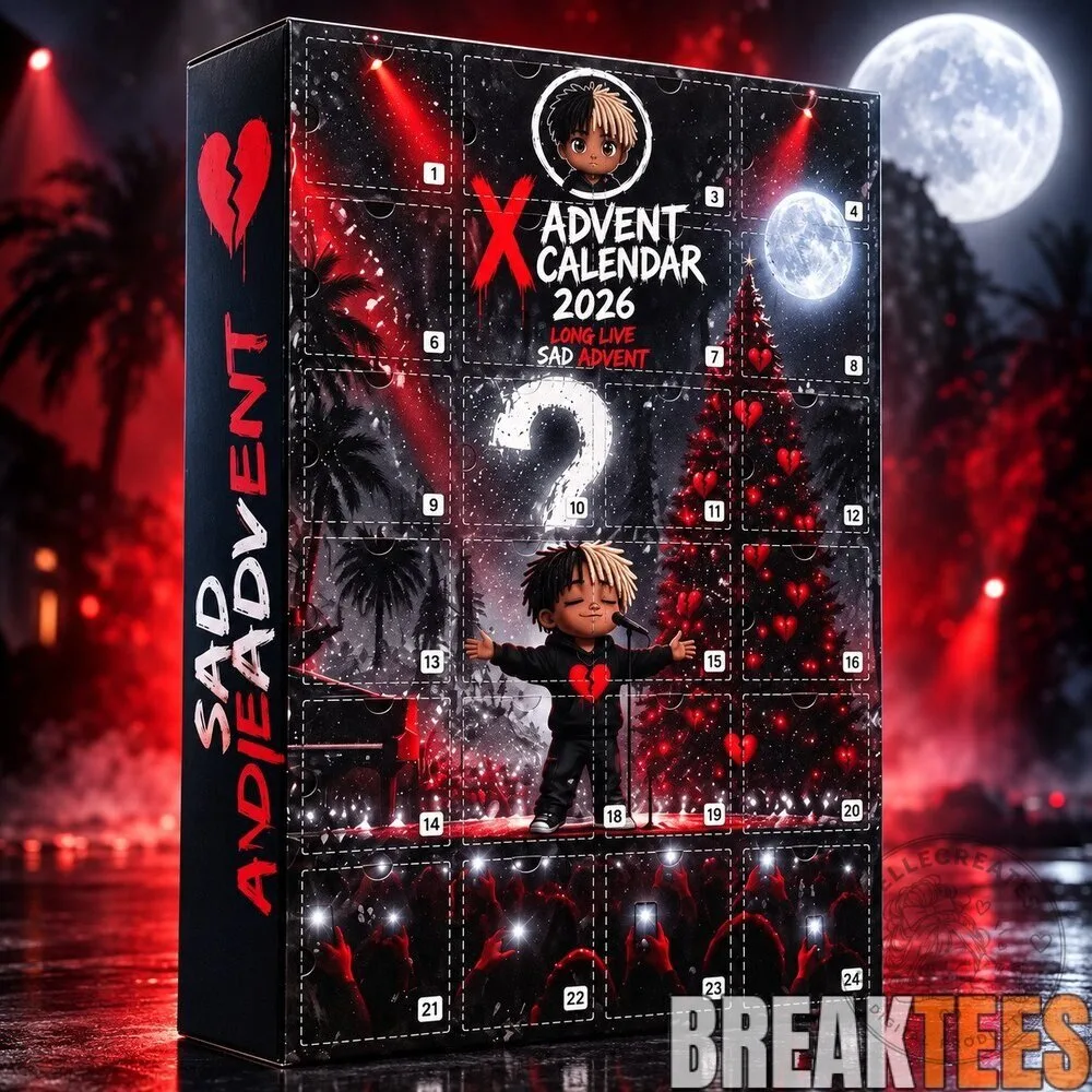 XXXTentacion 2026 Advent Calendar with Christmas Tree Ornaments Hip Hop Countdown 2D 7 XXXTentacion 2026 Advent Calendar with Christmas Tree Ornaments Hip Hop Countdown 2D