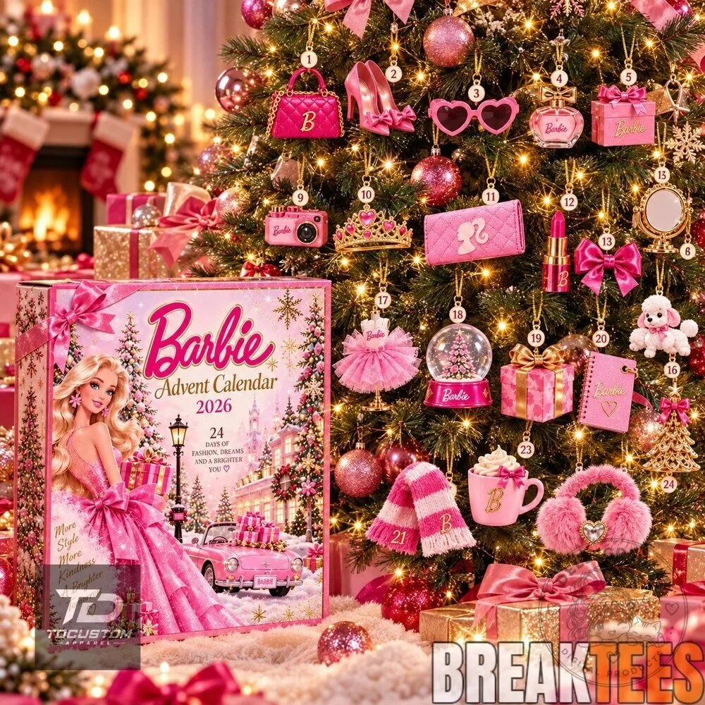 Barbie Advent Calendar 2026 with 24 Fashion Dream Christmas Ornaments 2D 8 Barbie Advent Calendar 2026 with 24 Fashion Dream Christmas Ornaments 2D