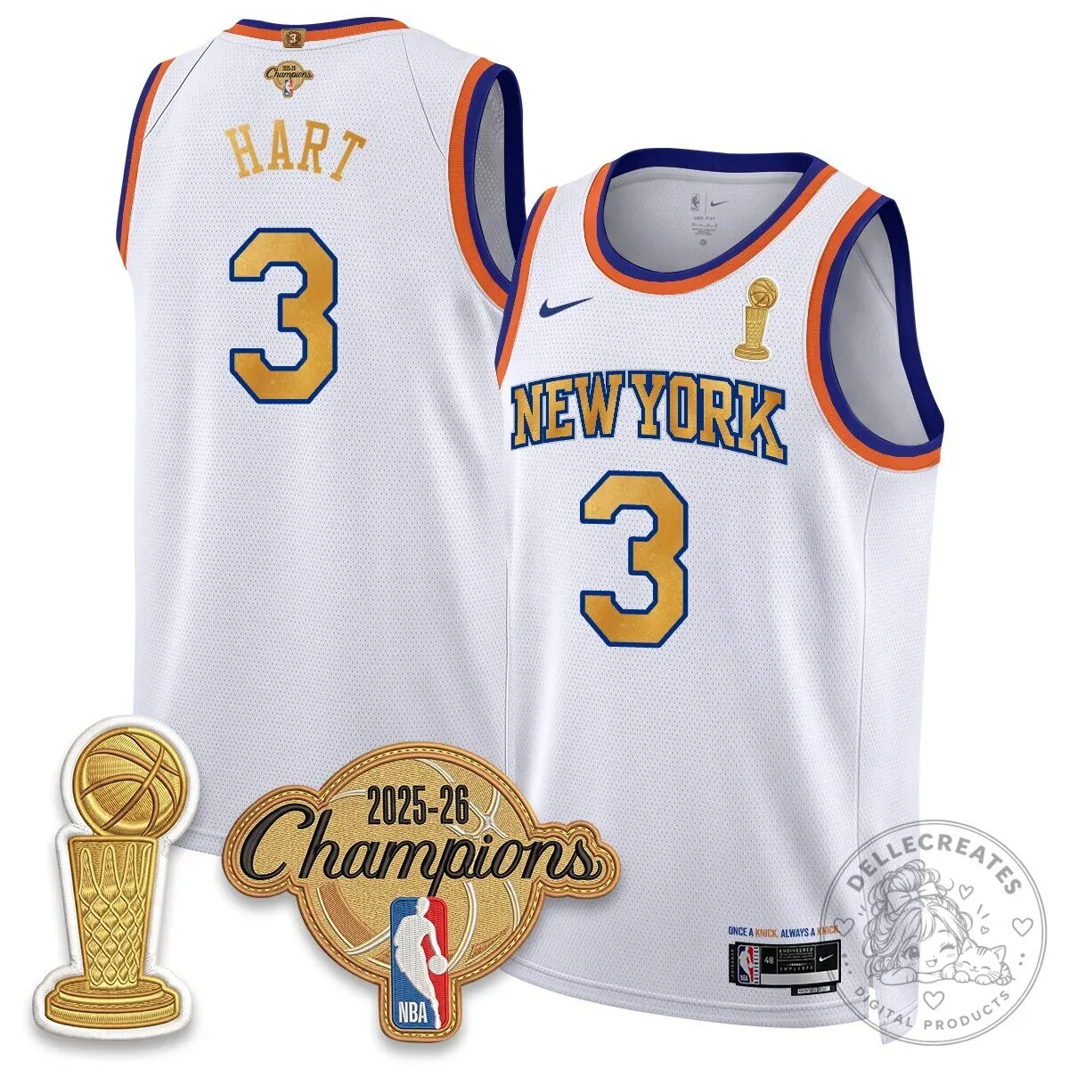 New York Knicks Jalen Brunson 2025-26 Champions City Edition Jersey 57 New York Knicks Jalen Brunson 2025-26 Champions City Edition Jersey