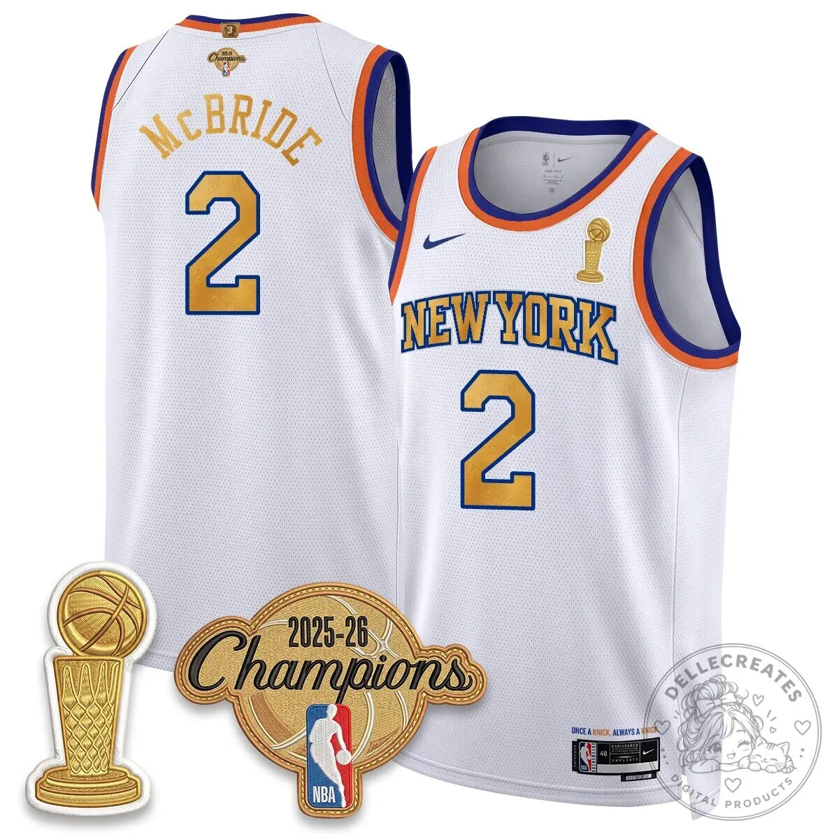 New York Knicks Jalen Brunson 2025-26 Champions City Edition Jersey 59 New York Knicks Jalen Brunson 2025-26 Champions City Edition Jersey