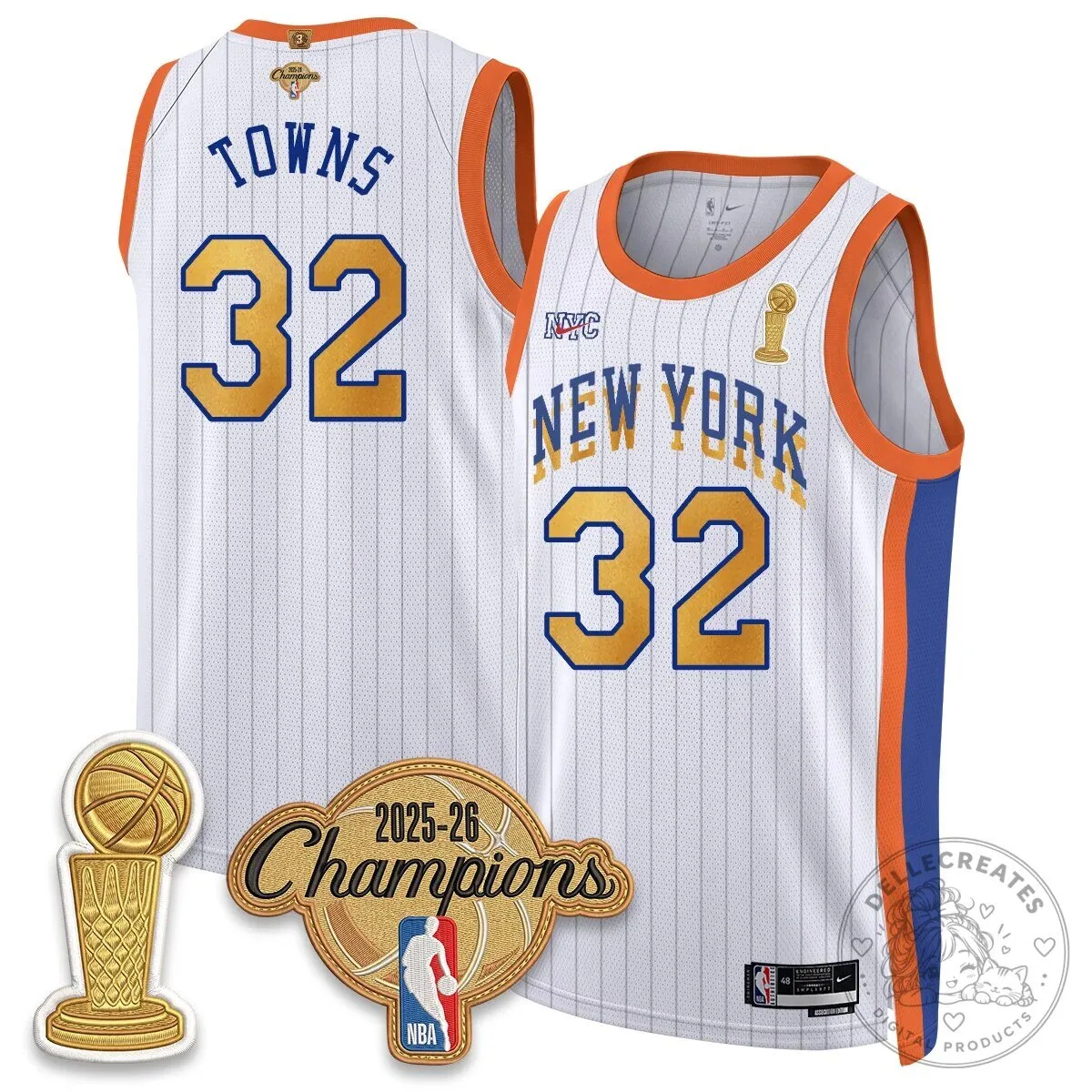 New York Knicks Jalen Brunson 2025-26 Champions City Edition Jersey 71 New York Knicks Jalen Brunson 2025-26 Champions City Edition Jersey