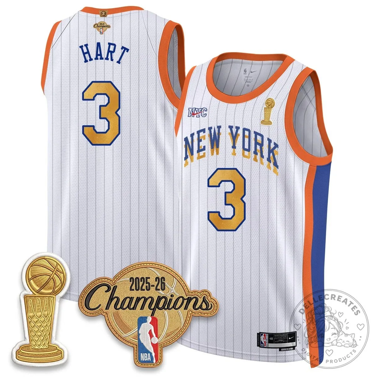 New York Knicks Jalen Brunson 2025-26 Champions City Edition Jersey 74 New York Knicks Jalen Brunson 2025-26 Champions City Edition Jersey