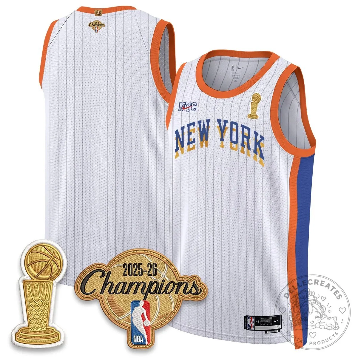 New York Knicks Jalen Brunson 2025-26 Champions City Edition Jersey 78 New York Knicks Jalen Brunson 2025-26 Champions City Edition Jersey