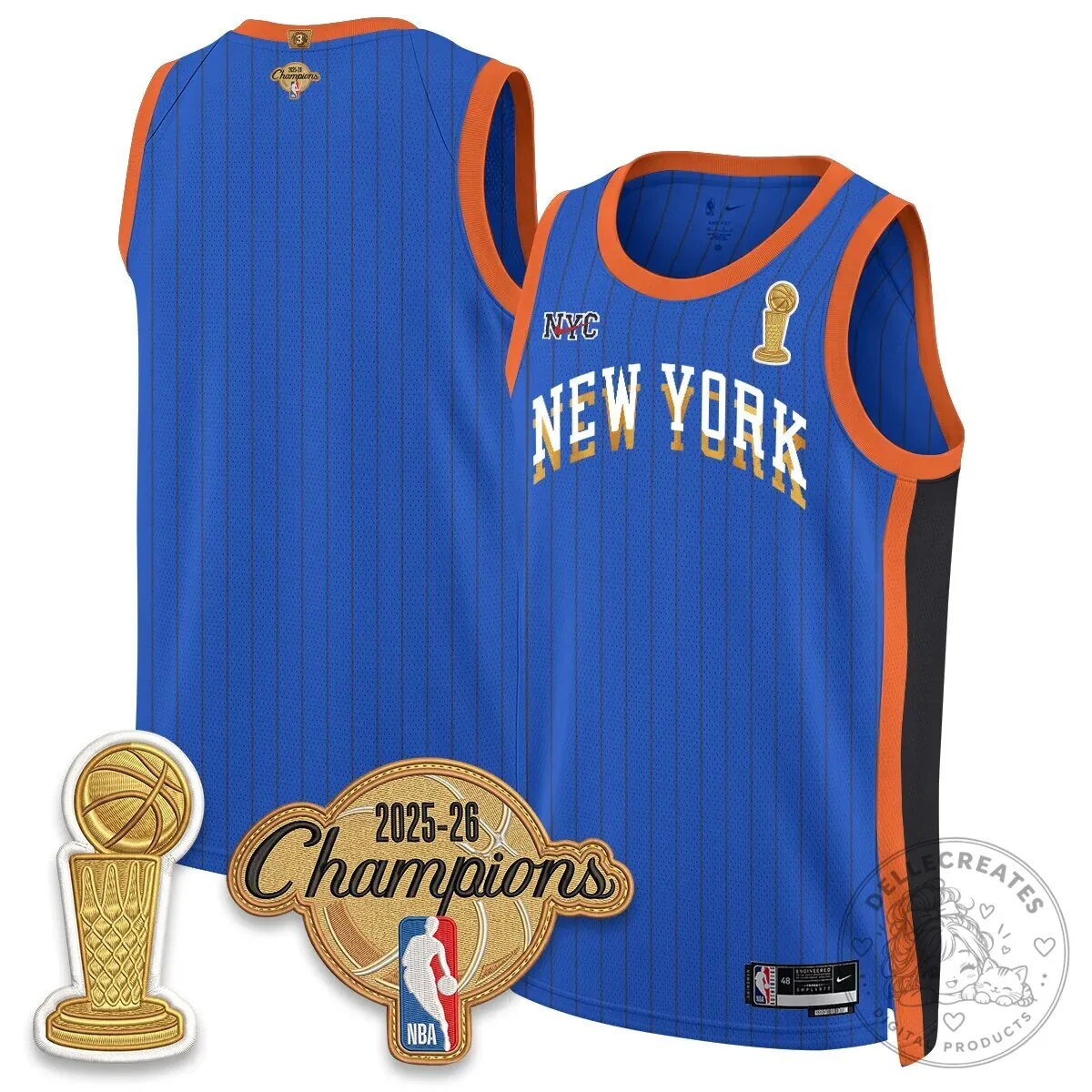 New York Knicks Jalen Brunson 2025-26 Champions City Edition Jersey 87 New York Knicks Jalen Brunson 2025-26 Champions City Edition Jersey