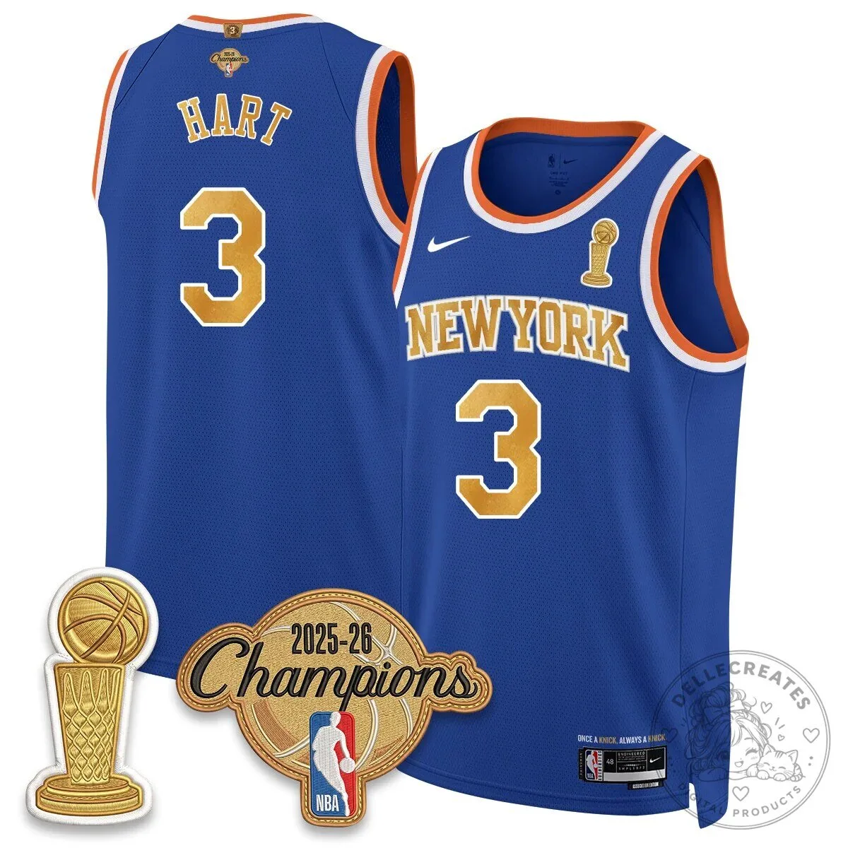 New York Knicks Jalen Brunson 2025-26 Champions City Edition Jersey 92 New York Knicks Jalen Brunson 2025-26 Champions City Edition Jersey